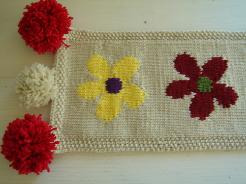 Ravelry: Flower scarf pattern by Andrea and Gayle Shackleton
