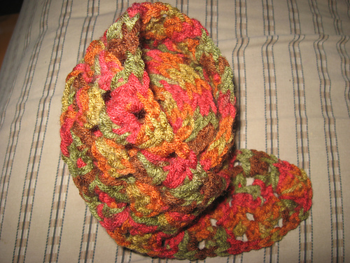 Round Granny Scarf