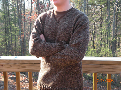 # 247 V Neck Down Pullover for Men