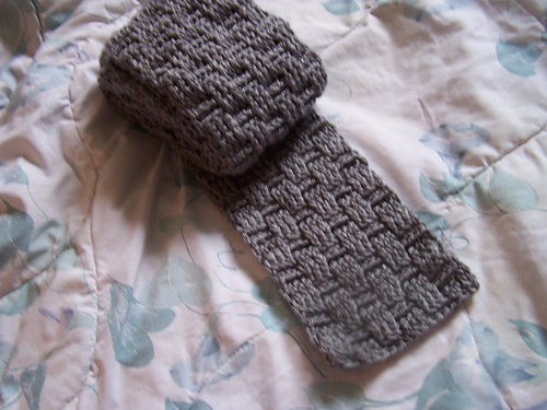 Boyfriend Basket Weave Scarf