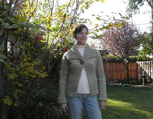 Design E - Ribbed Jacket With or Without Wide Collar 
