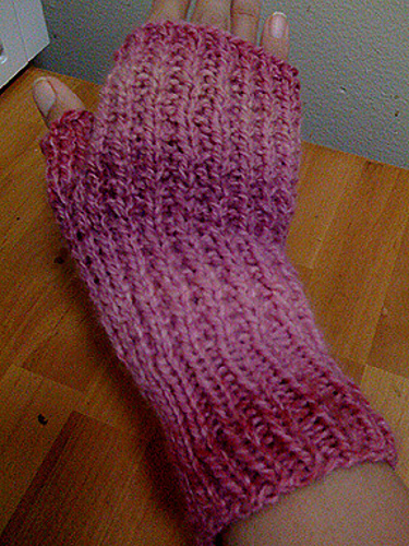 Braided Fingerless Mitts