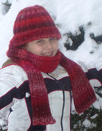 Simple One Skein Hat and Scarf photo 3