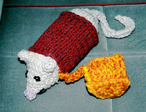 Knifty Pets!© - Charles, The Country Mouse Cat Toy
