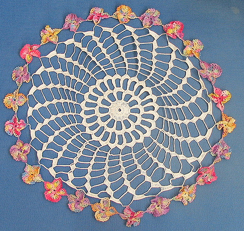 Pansy Wreath Doily #4