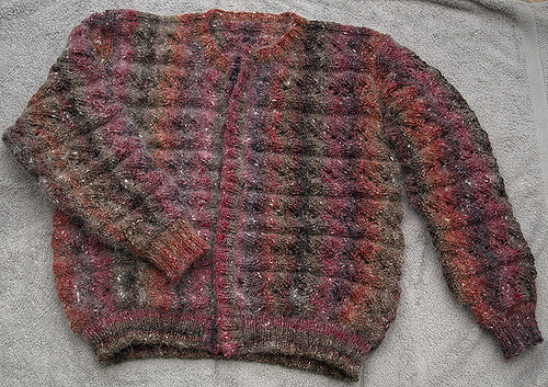 Y-766 Noro Kochoran Cable and Lace Jacket