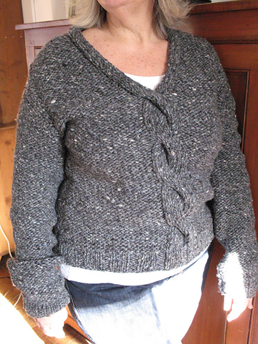 Cable V-Neck