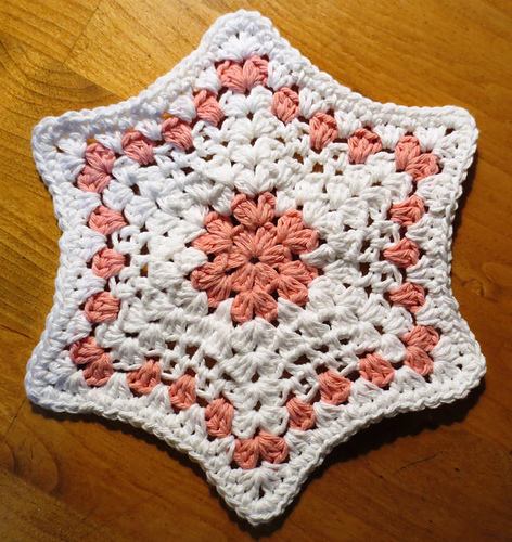 Hexagram Star Dishcloth