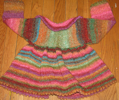 Childs Coat with Picot Everywhere!