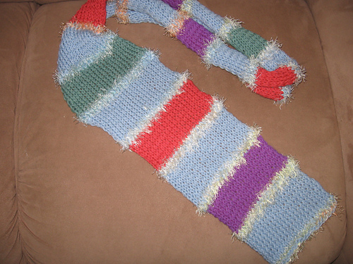 Touch-of-Fur Scarf