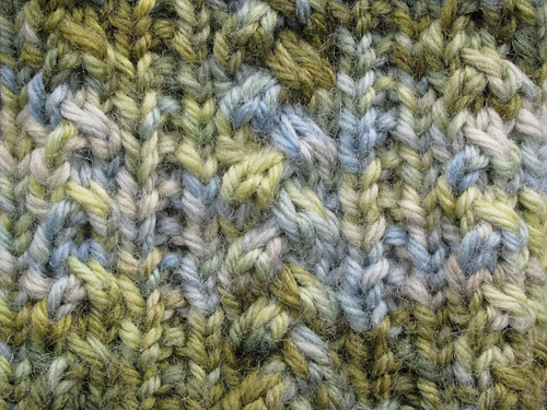 Mixed Ribs Fingerless Mitts photo 3