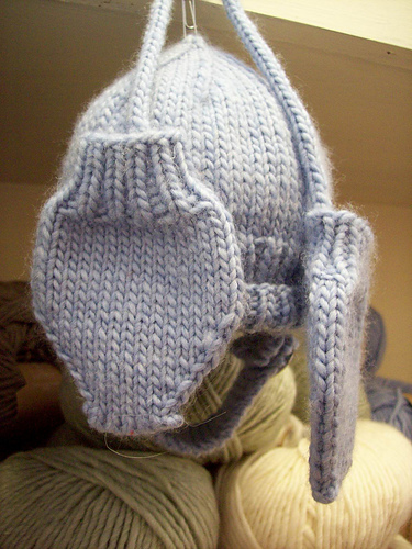 Organic Baby Helmet and Mitts