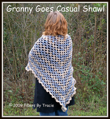 Granny Goes Casual Shawl