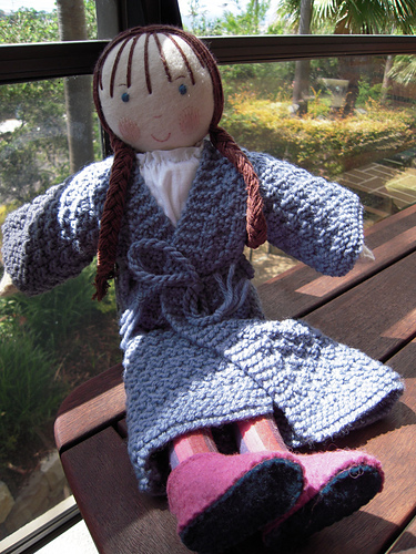 So To Bed Dressing Gown & Slippers Ensemble