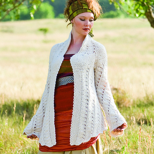 Stella Cable and Lace Jacket