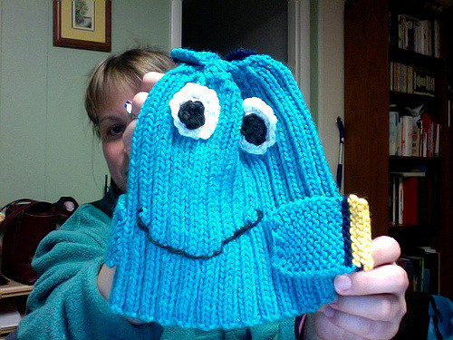 Regal Tang Fish Crochet Hat