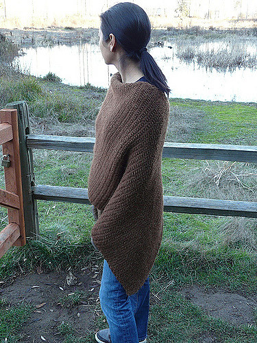Herringbone Poncho