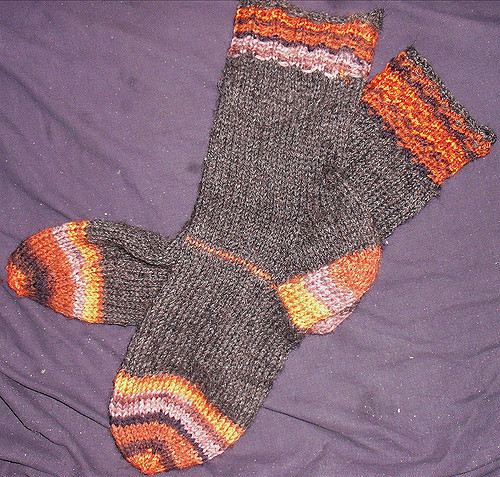 Simple Toe-up Socks