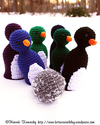 Penguin Bowling Set