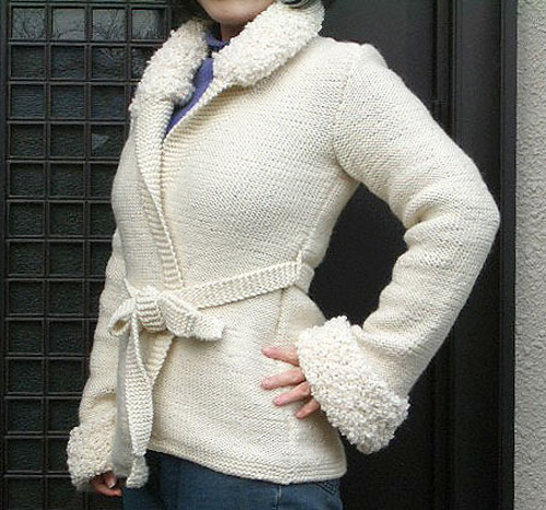 BR-10015 Shawl-collar Wrap Jacket