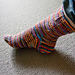 106-21 Socks in stocking st with Rib hem photo 4