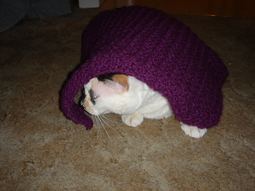 Solid Reversible Afghan