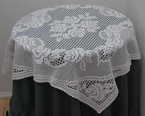 Tea Rose Tablecloth photo 5