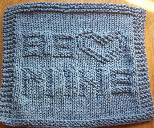Be Mine Dishcloth
