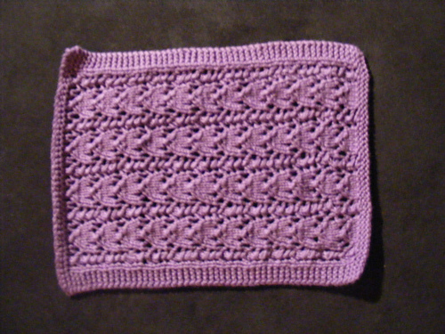 Snowdrop Lace Facecloth