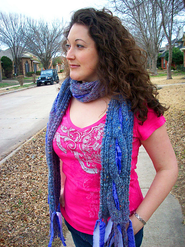 Woven Cable Scarf