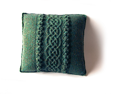 I-Cord Button Cable Cushion Cover
