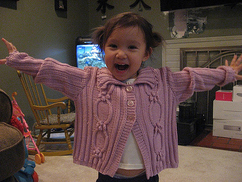 Design B - Bobble and Cable Jacket