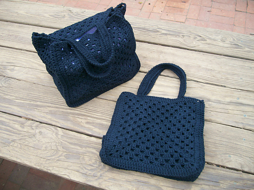 Granny Square Market Bag