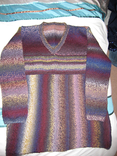 Design G - V-neck Tunic with Flower