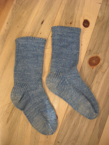 Picot Edge Socks