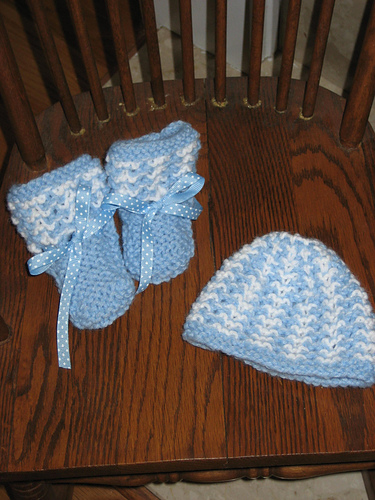 Baby Blue Booties