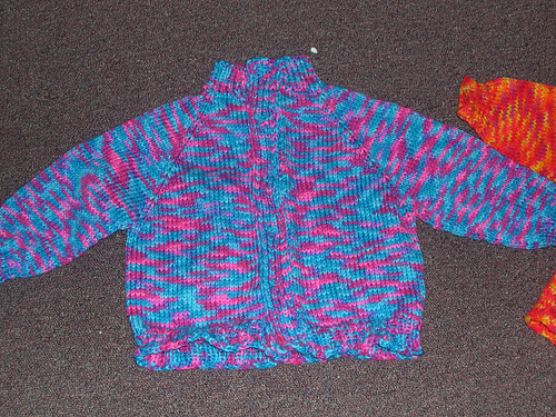 Child's Plain Crew Neck Cardigan