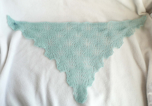 Ostrich Feather Lace Kerchief photo 4
