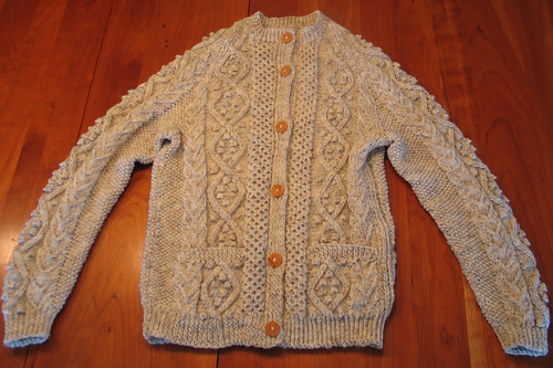 Adult Aran Cardigan