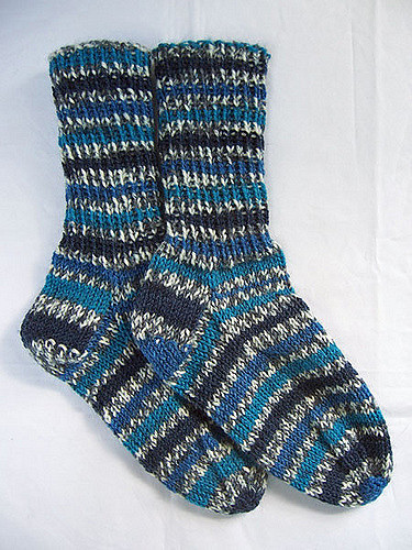Striped Child’s Hat, Scarf & Socks: Socks photo 2