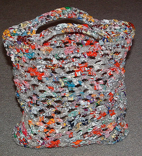 Recycled Bread Bag Tote 