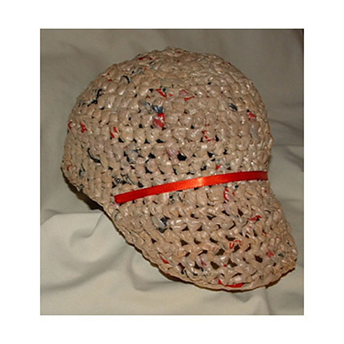 Recycled Plastic Bag Baseball Cap