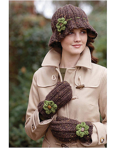 Flared Tweed Hat