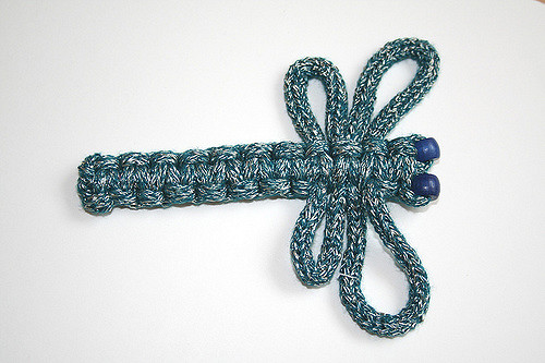 Knotted i-cord dragonfly photo 1