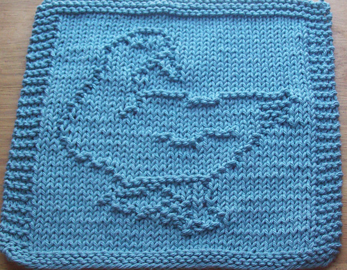 Goose Knit Dishcloth Pattern 