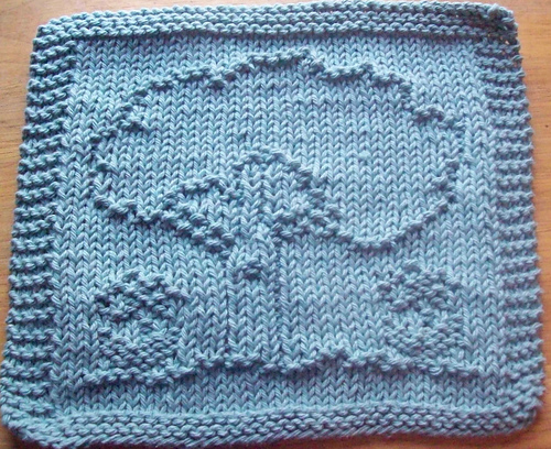 SpringTime Knit Dishcloth Pattern 