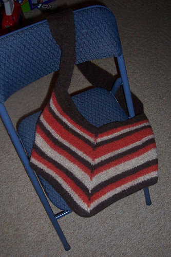 Bohemian Felted Hobo Bag