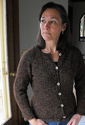 # 9725 Hals-ned Cardigan for kvinner - bychezkathyFlickr