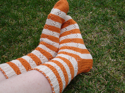 Sweet Alyssum Socks