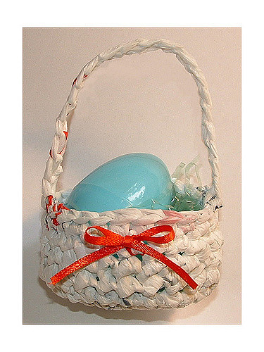 Recycled Mini Easter Egg Basket